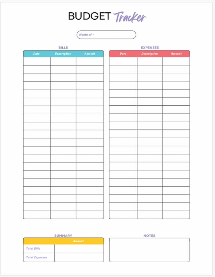 Best Budget Binder Printables | The Career Counter