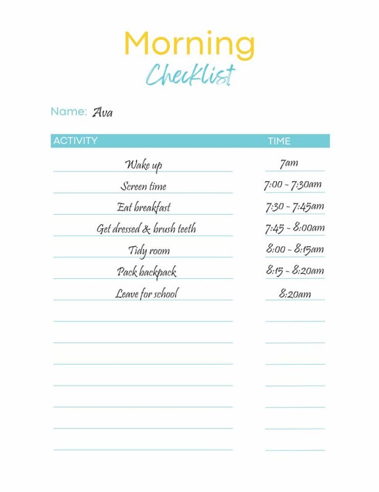 Create A Busy Mom Daily Schedule In 6 Steps | The Career Counter
